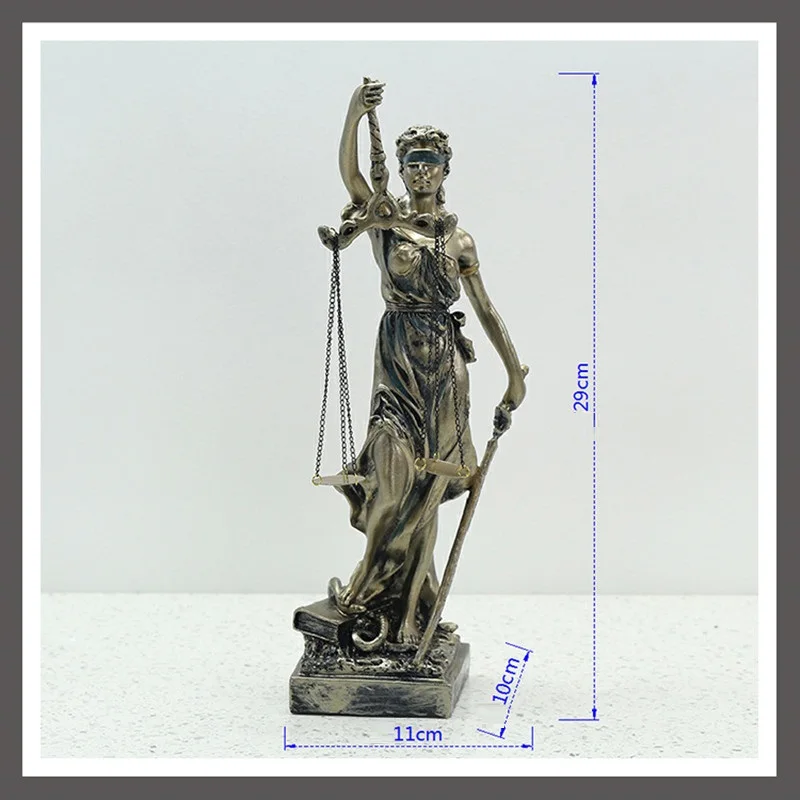 Греческой правосудия богиня Фемида богатство статуэтку богини юстиции подарки дары Украшения R2677
