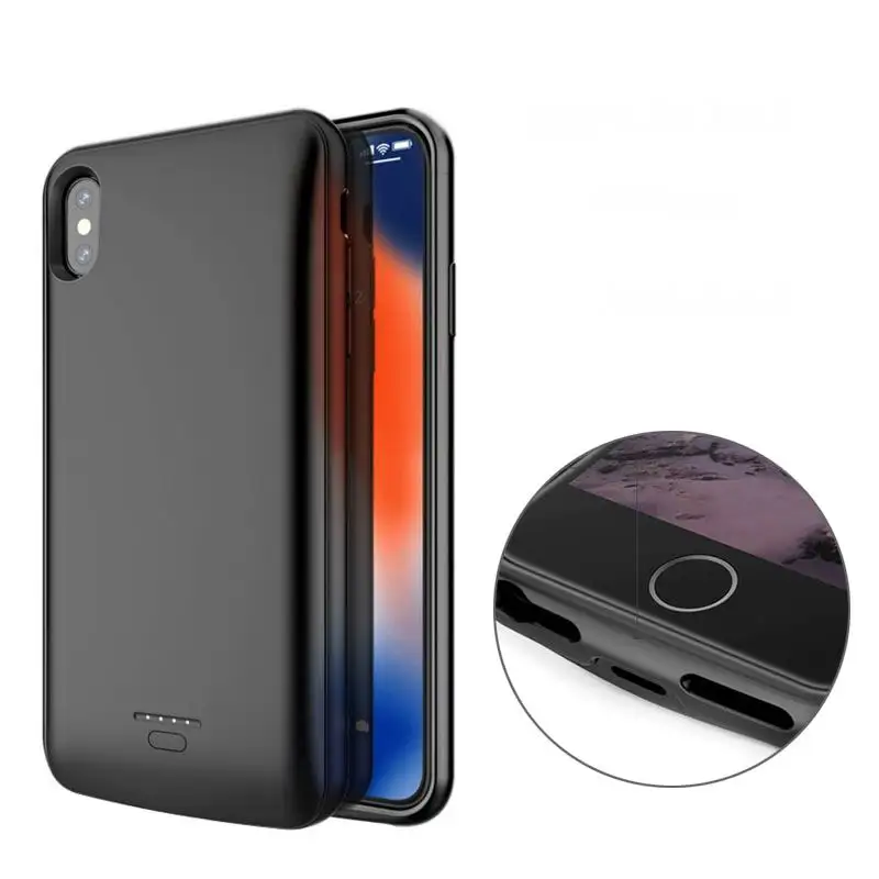 4000/5000/5500mA батарея чехол для iPhone 5 5S SE 6 6s 7 8 X XS MAX XR Powerbank чехол для iPhone 6 6s plus Крышка батарейного отсека аудио