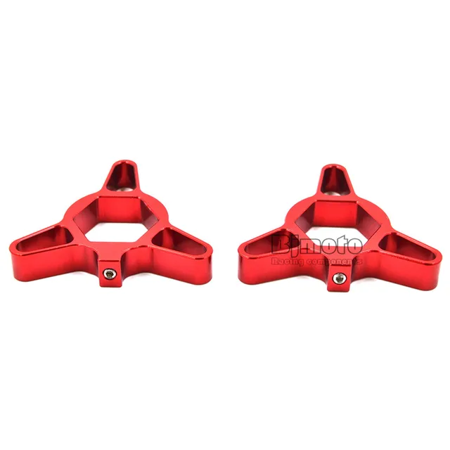Pair Motorcycle 17mm CNC Alloy Racing Front Fork Preload Adjusters For Kawasaki ZX6R ZX9R ZX12R Yamaha YZF R6 YAF600 FAZER1000 Red