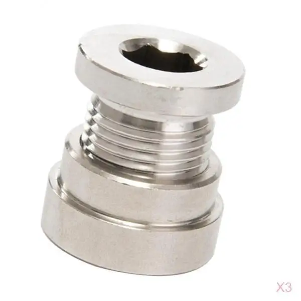 3 pcs Universal O2 Sensor Nut, for Exhaust Systems with M18 x 1.5 Sensor Holes