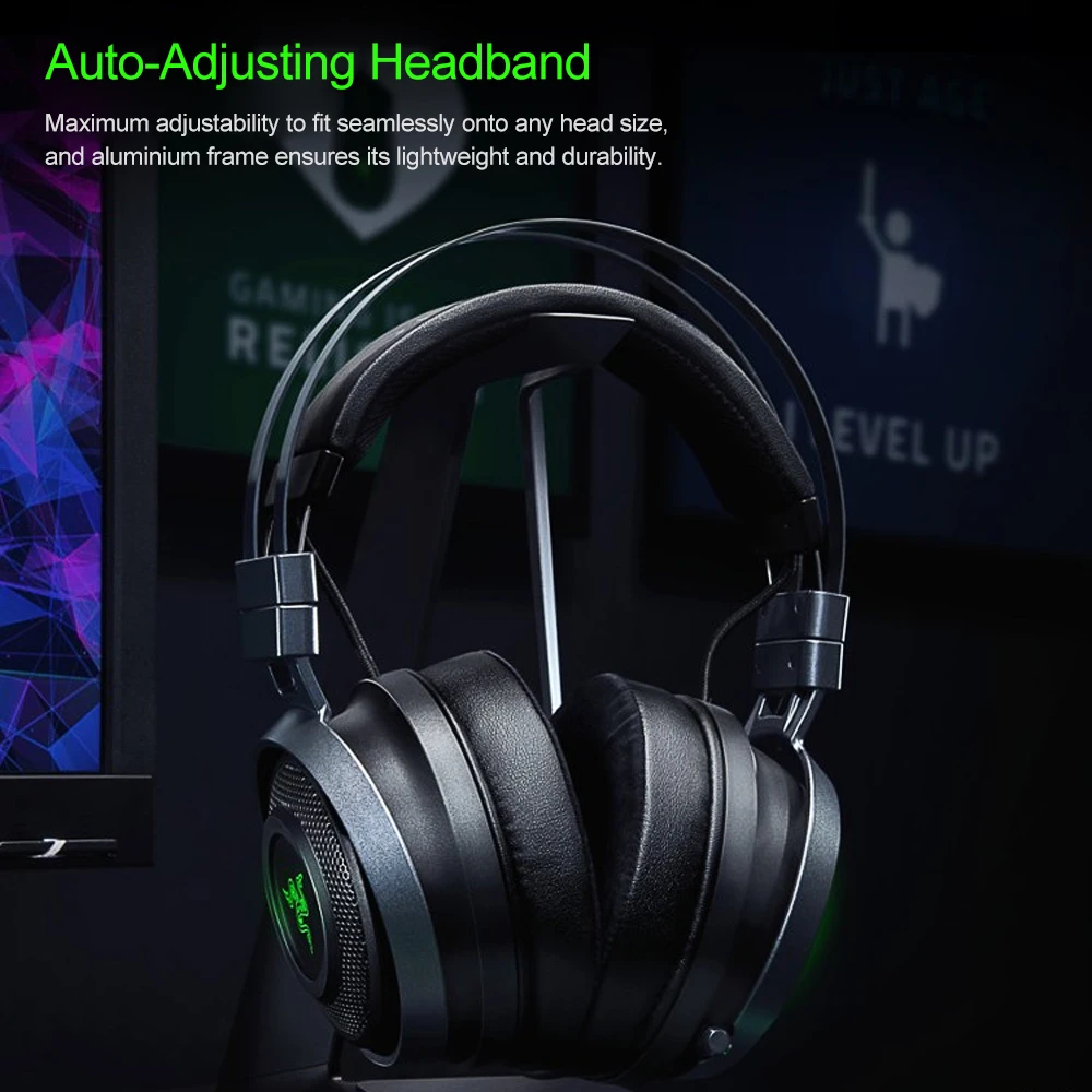 Razer Nari Беспроводная игровая гарнитура наушники THX пространственное аудио