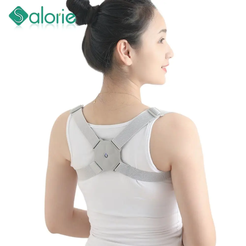 New Adjustable Smart Back Posture Corrector Back Intelligent Brace Support Belt Shoulder