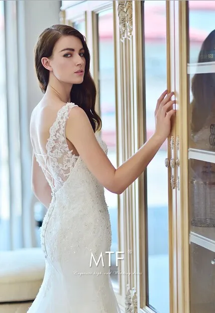Романтический Модные Аппликации Бисер vestido de novia свадебное платье Casamento Русалка платья для матери невесты