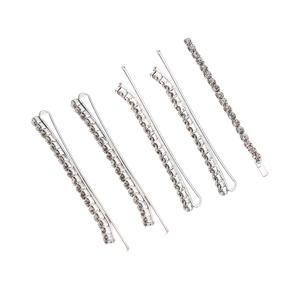 

Fashion Hair Crystal Rhinestone Barrette Hairclip Cheveux Mariage Small Fashion Women Hair Clip Crystal Girl Hair Accessorie
