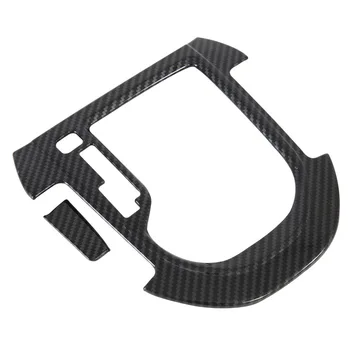 

For KIA K3 2019 1PC Carbon Fiber ABS Car Gear Shift Knob & Front Water Cup Frame Cover Trim Moldings Car Styling Accessories