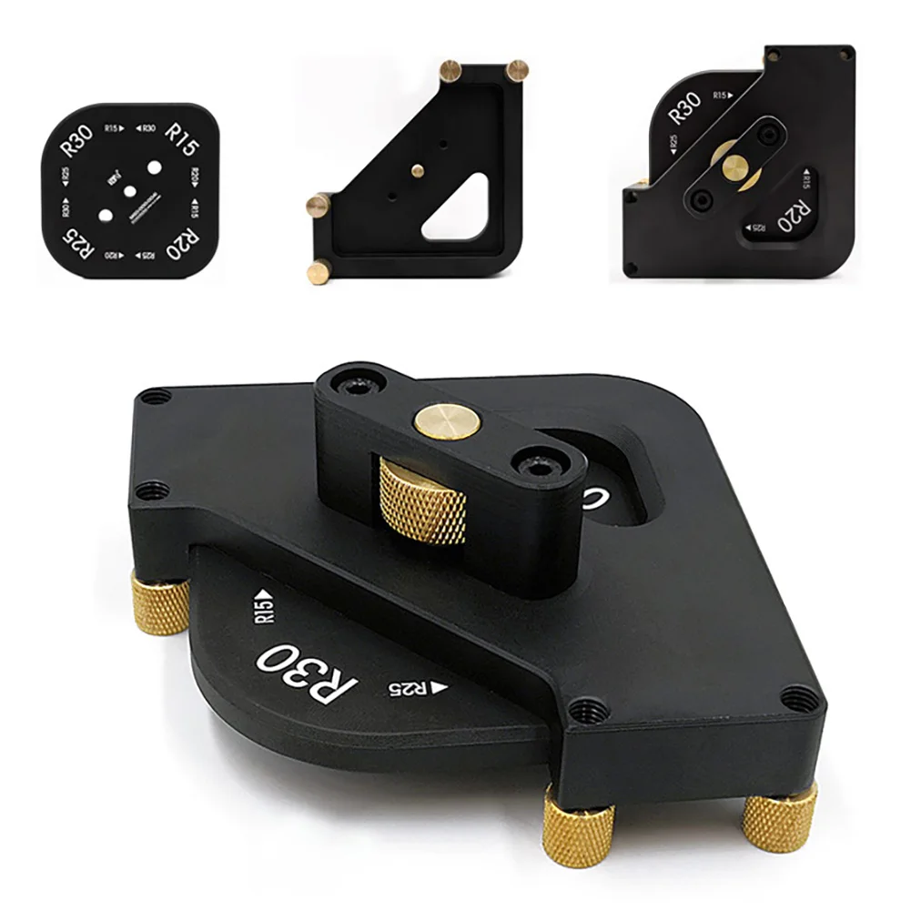 

Rounding Module Woodworking Fillet Chamfering Template Quick Change R Angle Wood Milling Trimming Machine