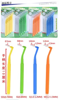 

Toothbrush between Orthodontic Toothbrush L Type 0.7-1.5mm Not Steel Wire Tooth Socket Brush