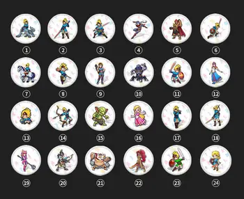 

24pcs PVC NFC Tag Cards Legend of Zelda BOTW Nintendo Switch Leather Case