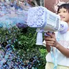 Hot Sales Electric Bubble Gun Gatlin Bubble Gun Machine Soap Bubbles  Magic Bubble for Bathroom  Outdoor Toys For Children 1