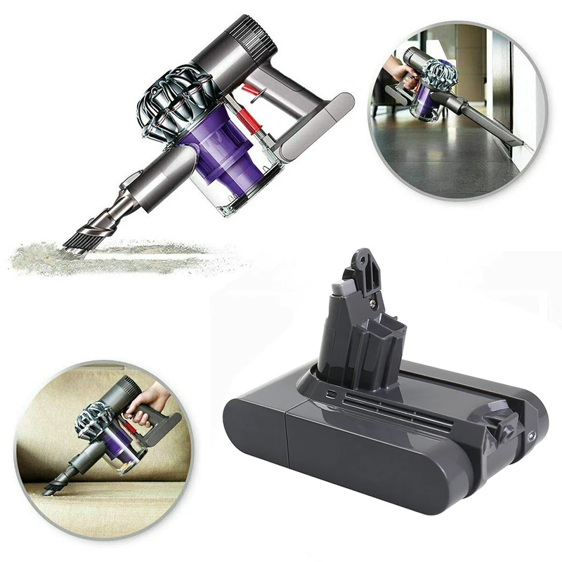 3600 мАч 21,6 в Li-Ion Батарея для Dyson V6 595 650 880 DC58 DC59 DC61 DC62 животных DC72 DC74 ручной серии SV03 SV06 SV09