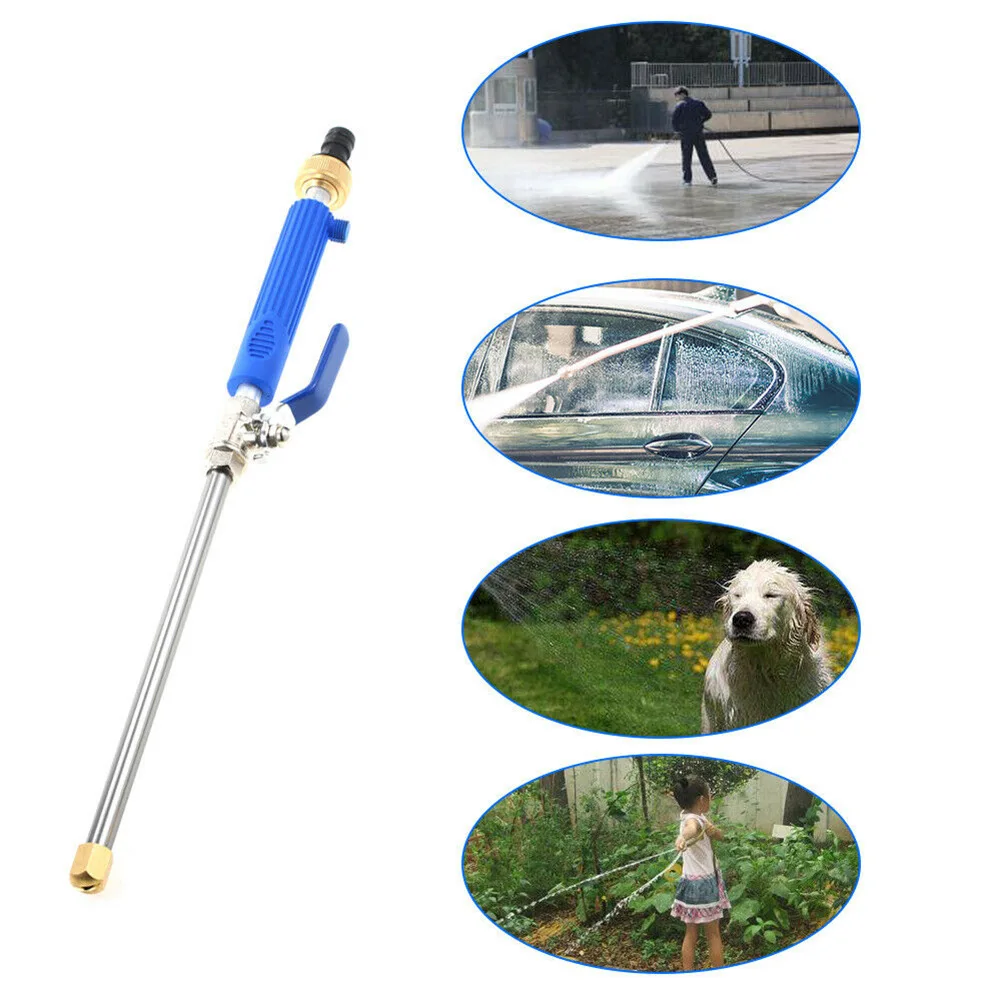 2021 Upgrade Extendable Hydro Jet Washer High Pressure Power Washer Wand Water Hose with Nozzle Auto Watering Sprayer Flexible