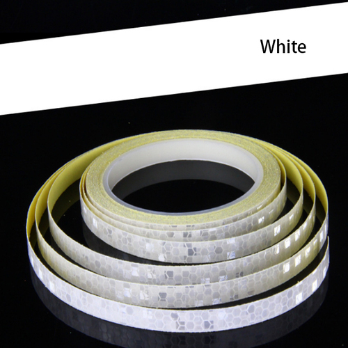Bike Reflective Stickers Cycling Fluorescent Reflective Tape MTB Bicycle Adhesive Tape Safety Decor Sticker Accessories