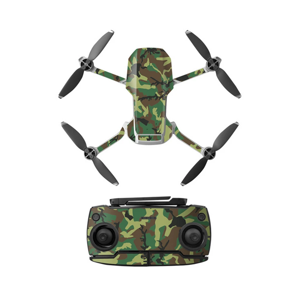 Темно-синий Для DJI Mavic Mini красочное полное покрытие ПВХ стикер s Водонепроницаемая Защитная пленка для корпуса дрона пульт дистанционного управления наклейка для кожи - Цвет: Темно-синий