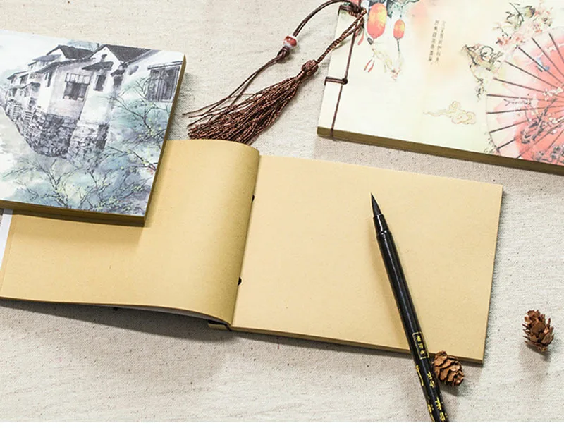 Bullet Journal блокнот еженедельник канцелярские товары магазин школы кисточкой ретро ручной работы блокнот для набросков