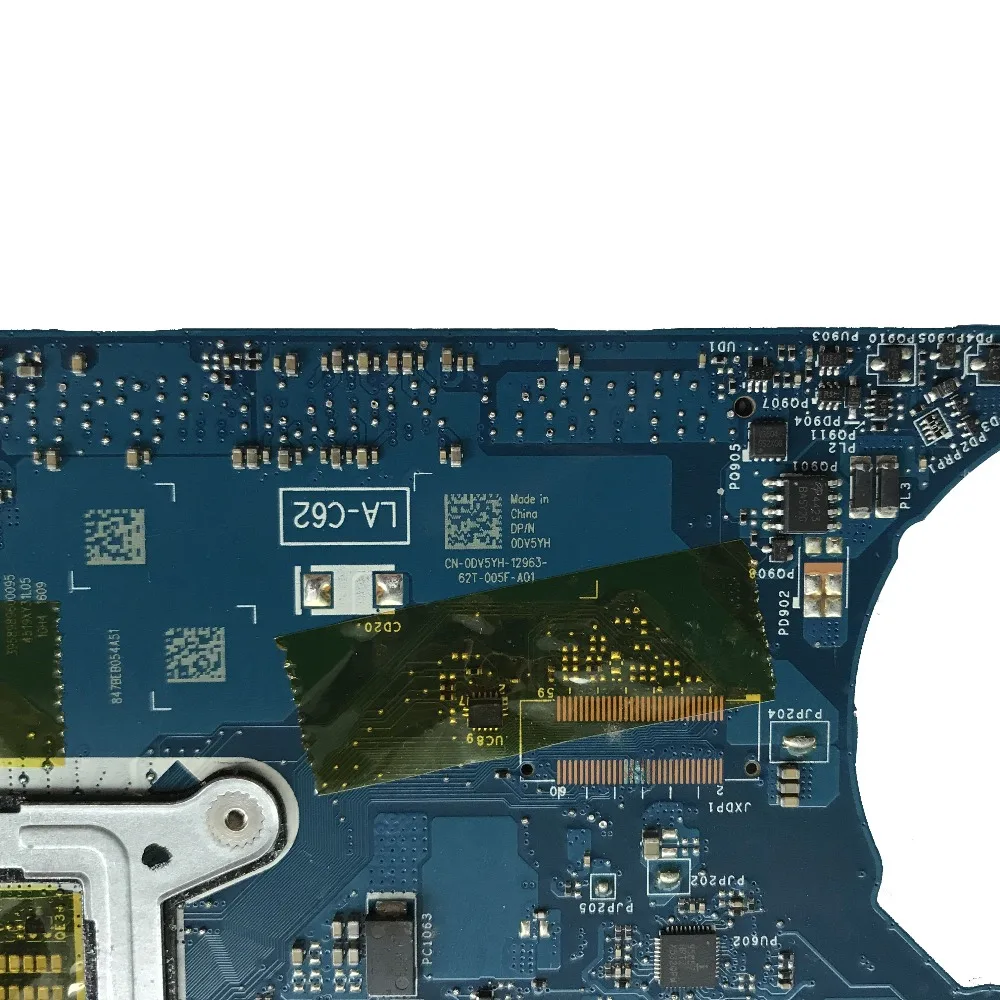 Для Dell Latitude E5270 Материнская плата ноутбука i5-6300U Процессор 2,40 ГГц DV5YH 0DV5YH CN-0DV5YH LA-C621P