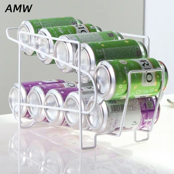 

Beer Cans Storage Holders - Fridge Drink Bottle Racks for Beverage Soda Coke Beer Can, Refrigerator Kitchen Organizer Tools