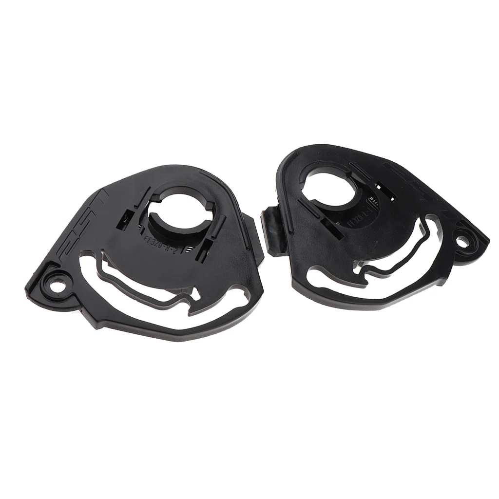 MagiDeal 2Pcs Helmet Shield Visor Gear Plate Set for LS2 FF320 FF328