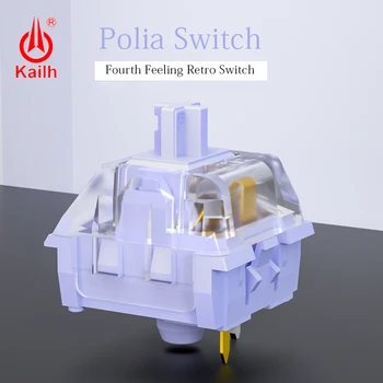 

10pcs Kailh Polia switch Game Machine Keyboard diy switch RGB/SMD MX Switches advance Tactile handfeeling