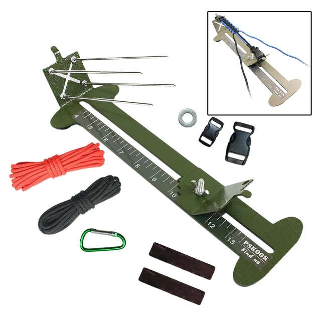 7 Pcs Paracord Bracelet Knitting Tool Paracord Tool Paracord Jig Diy Wooden  Paracord Braid