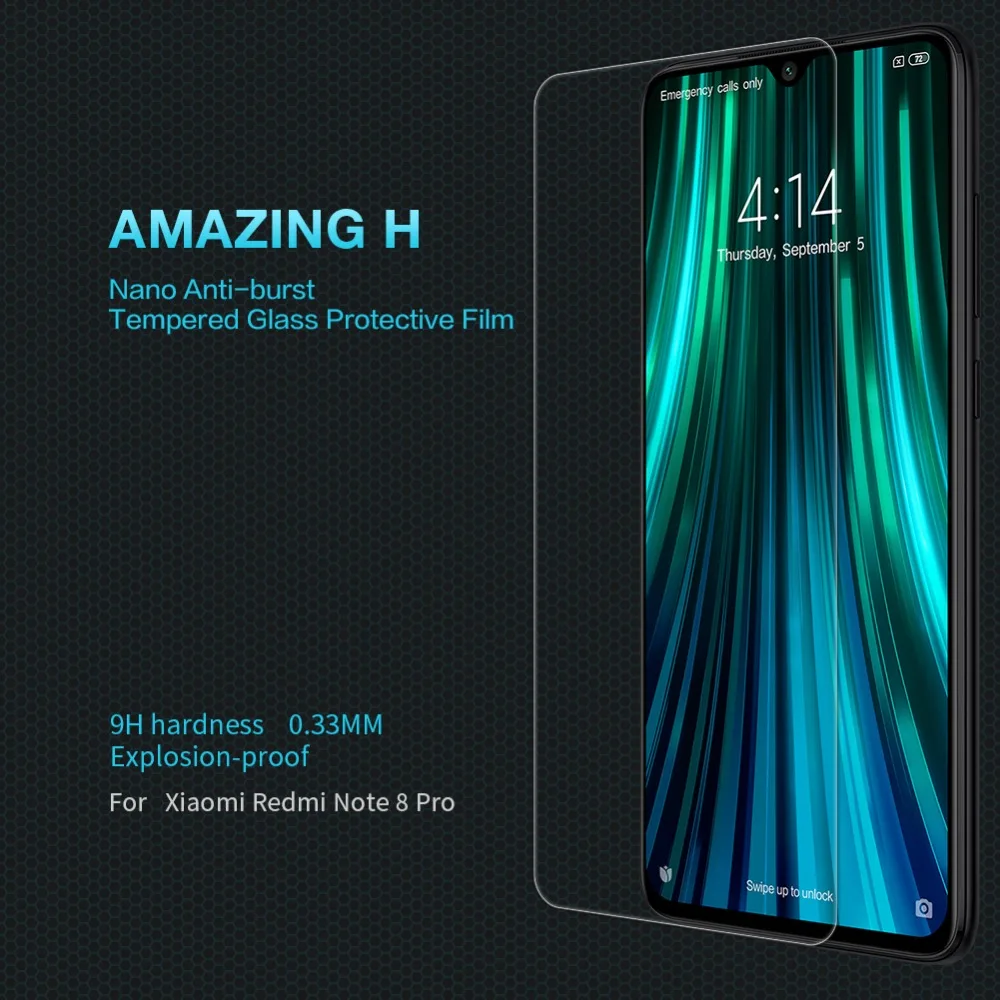 Для xiaomi redmi note 8 PRO NILLKIN Amazing H Взрывозащищенная защитная пленка из закаленного стекла для redmi note 8 Защитная пленка для экрана