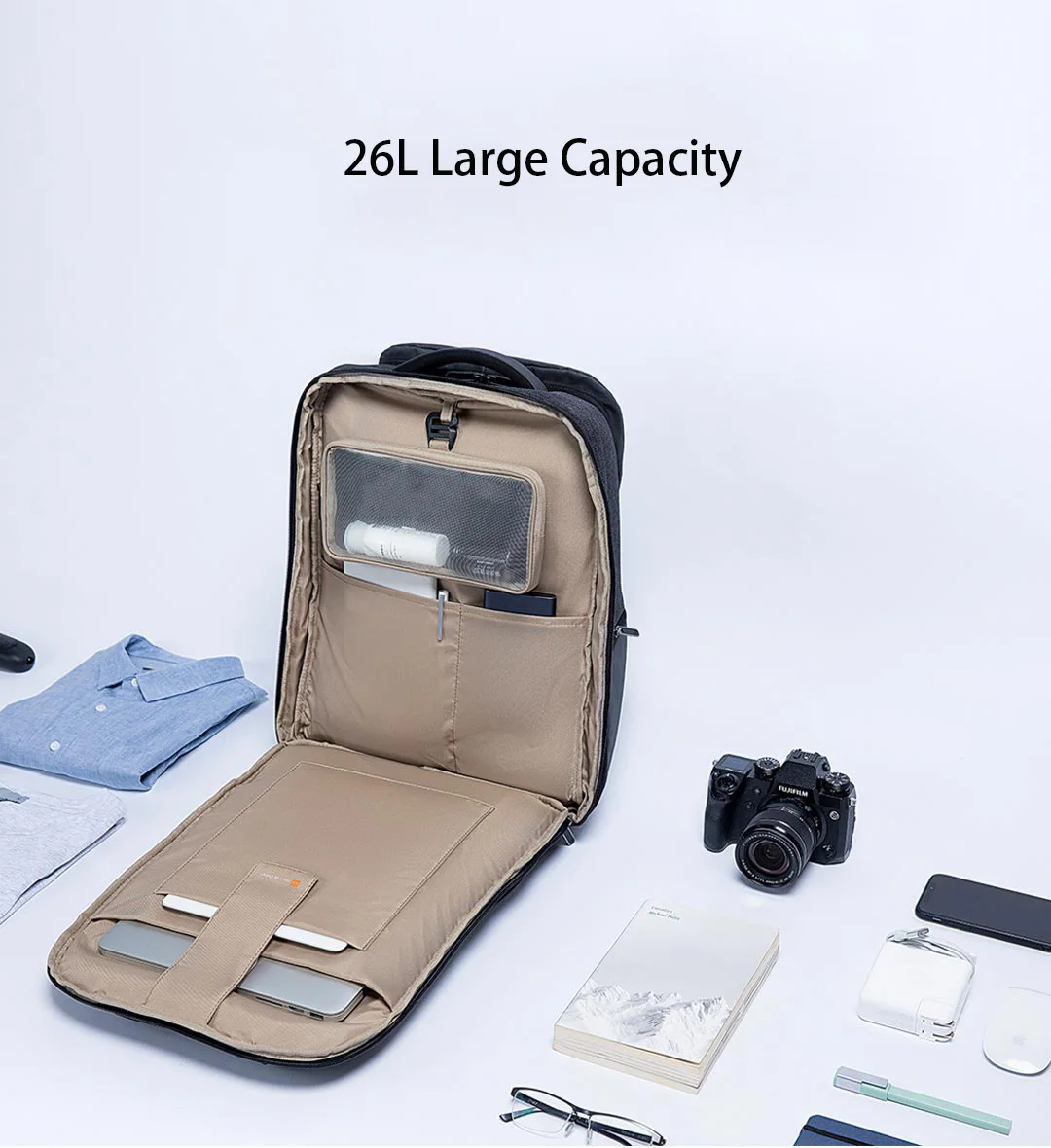 Mi 26L рюкзак мужской городской бизнес 15,6 дюймов Сумка для ноутбука большой емкости водонепроницаемый подростковый дорожный Многофункциональный рюкзак 2