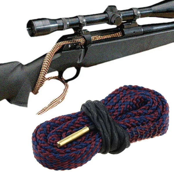 Очиститель для охотничьего ружья Snake.22 Cal.223 Cal.38 Cal& 5,56 мм, 7,62 мм, 12GA набор для чистки винтовки, инструмент для винтовки, ствол, калибр, змеиная веревка