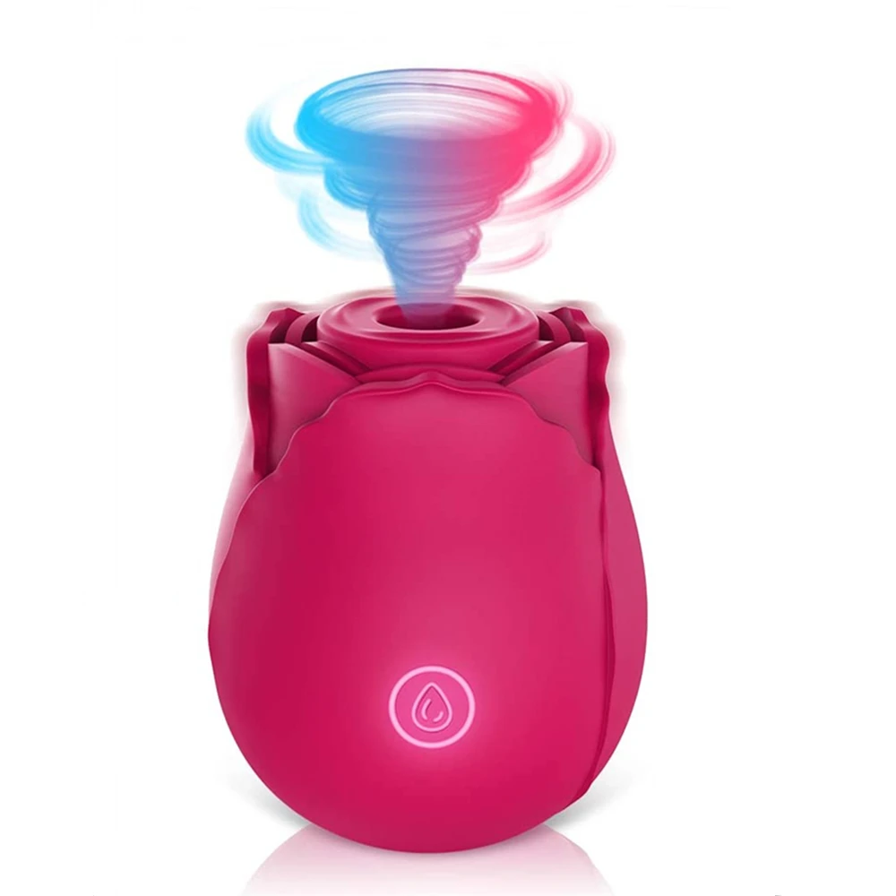 Rose Sucking Vibator Vagina Nipple Sucker Licking Clitoris Stimulation Powerful Vibrators Sex Toys For Women Toy | Красота и здоровье