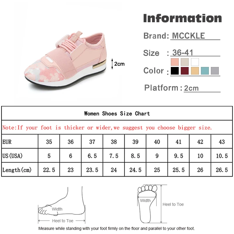 MCCKLE; женские кроссовки из искусственной кожи; женская обувь на плоской платформе со шнуровкой; женские кроссовки; Повседневная обувь; модная повседневная женская обувь