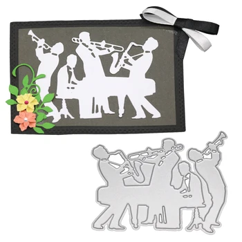 

DIY Metal Cutting Dies Stencils Music team Scrapbooking Album Paper Card Embossing Craft
