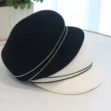 01909-weimin winer сохраняет тепло искусственный алмаз цепи шерсть леди шляпа козырек для мужчин женщин бейсбольная шляпа