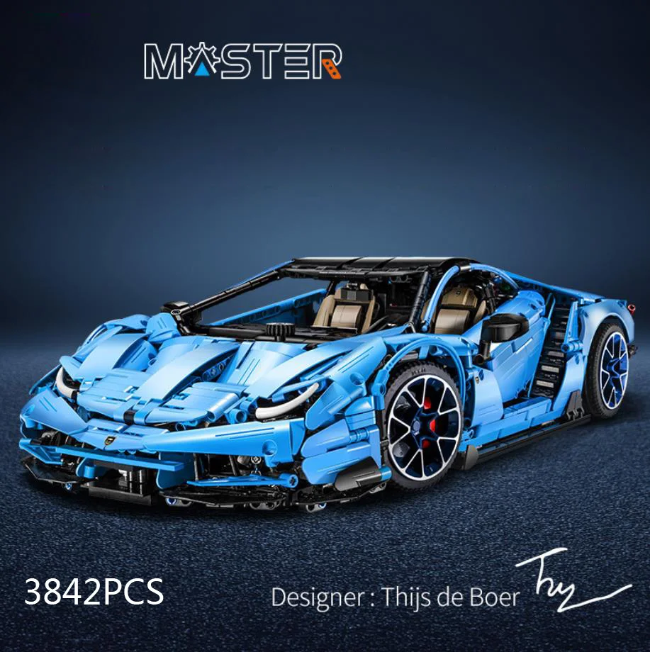 

Super sport car Technics 1:8 scale Lambor Aventador Centenario LP770-4 building block moc brick model toys collection for gifts
