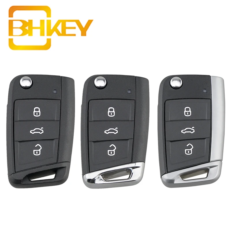 BHKEY флип корпус автомобильного ключа дистанционного управления для Volkswagen Passat B5 VW