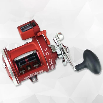 

Trolling Fishing Reel Supply Right hand Counter mode 3.8:1 Speed ratio