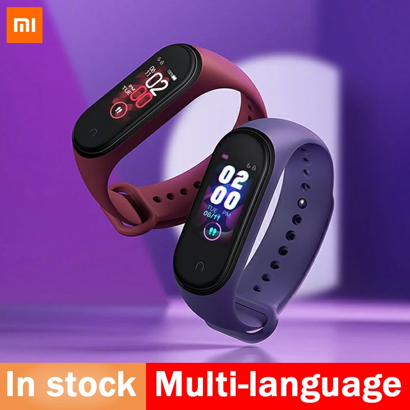 Смарт браслет Mi Band 5 Xiaomi 4 4/5 дюйма nfc 135 мА · ч Bluetooth 0|Смарт-браслеты| |
