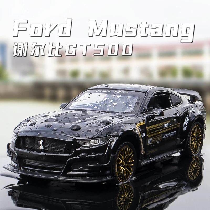 Модель спортивного автомобиля Ford Mustang Shelby GT500 в масштабе 1:32 модель литая