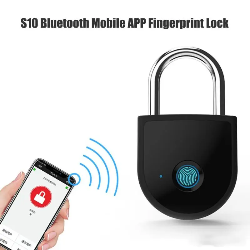 S10 Bluetooth APP/разблокировка отпечатков пальцев смарт замок без ключа водонепроницаемый защитный чехол для двери гаража замок умный дом Homekit