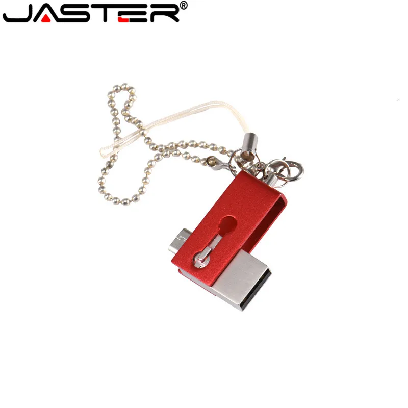 Металлический USB флеш накопитель JASTER OTG 2 0 64 ГБ 16 высокоскоростная карта памяти 32