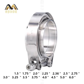 

Stainless steel V-groove Exhaust pipe universal connection chuck Turbine pipe clamp universal type