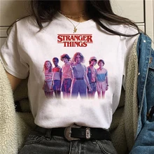Stranger Things season 3 T Shirt Women Upside Down Tshirt Eleven Female Graphic grunge T-shirt femme tee Shirts funny clothing