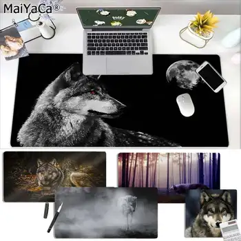 

Maiya In Stocked Wolf Light Forest Large Mouse pad PC Computer mat Rubber PC Computer Gaming mousepad
