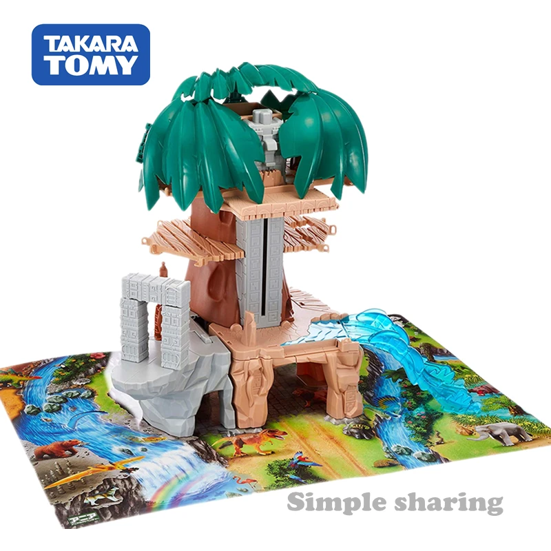 Takara Tomy Tomica Ania Forest Animal Temple Kit литая фотография для детей|Игровые фигурки и