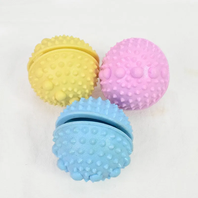 Еда leakag Макарон игрушка для собак зубы сопротивление укуса Сферический Sting Pet Grind Ball собака поставка Интерактивная еда игрушка-кормушка
