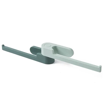 

180 Degree Rotation Corner Space Saving Wall Mounted Non Drilling Hotel ABS Balcony Hanger Organizer Laundry Room Cabinets