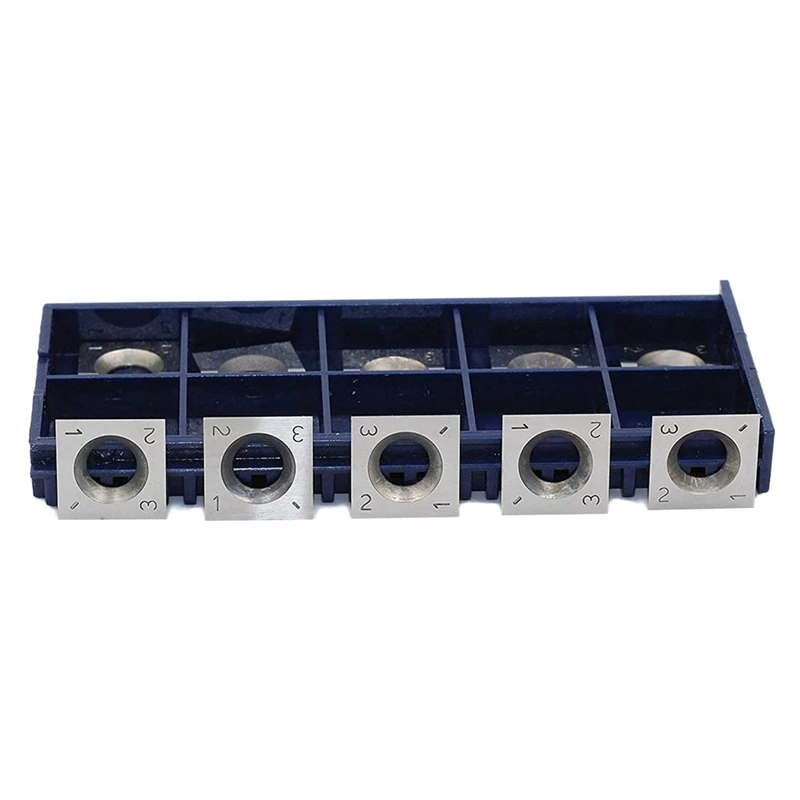 14mm Square Straight Carbide Cutter Insert 10Pcs With 10Pcs M610mm Screws For Wood Working Spiral/Helical Planer Cutter wood lathe tool