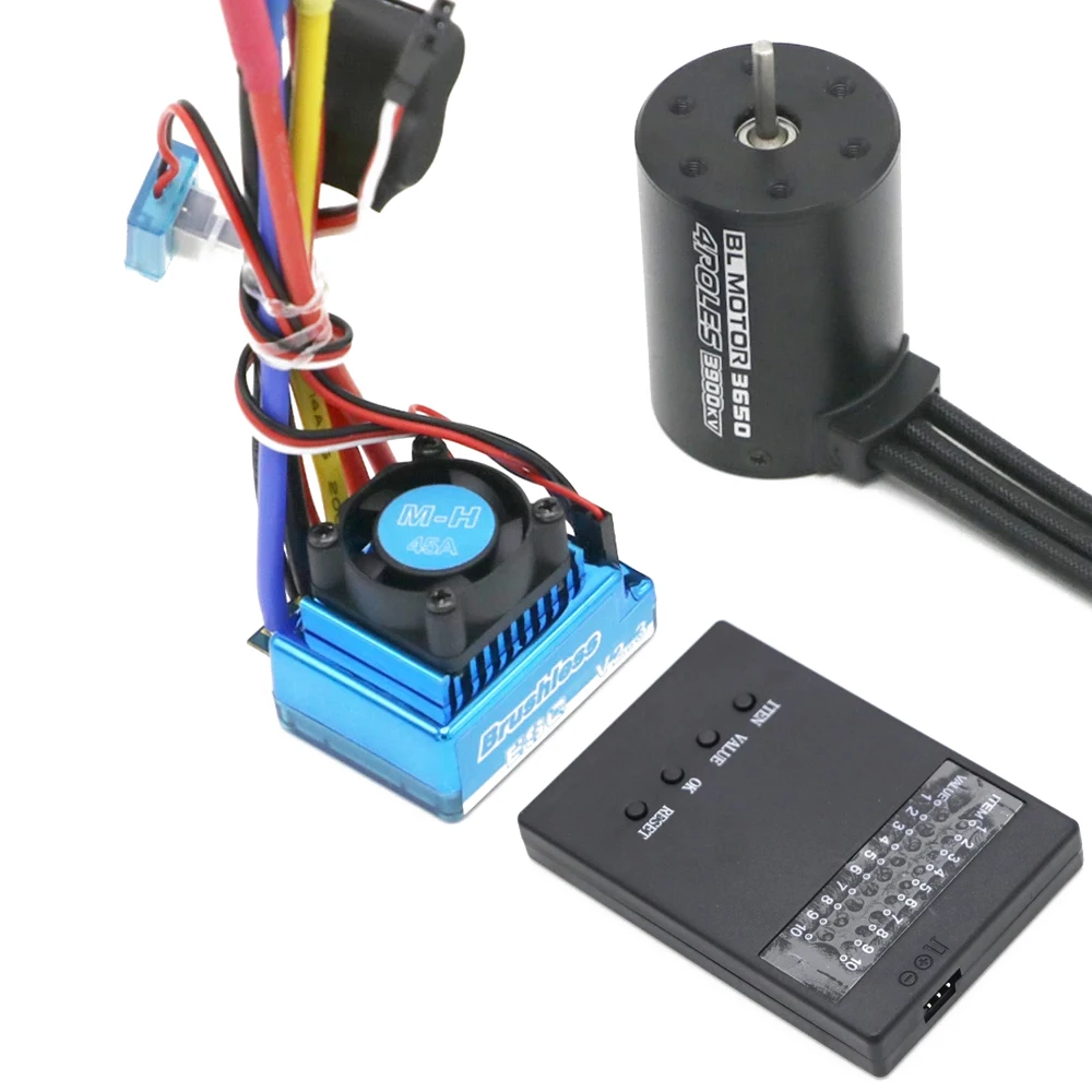 3650 3900KV бесщеточный мотор и водонепроницаемый 45A/60A/80A/120A бесщеточный ESC и программа автомобиля комбо для RC автомобилей RC лодка часть