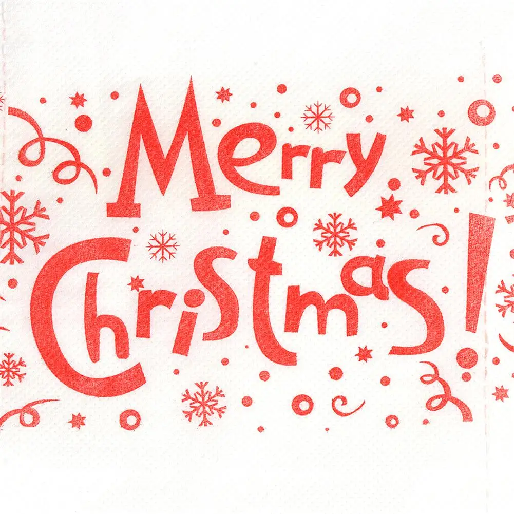 Christmas Roll Paper Christmas Pattern Series Roll Paper Prints Funny Toilet Paper#SO