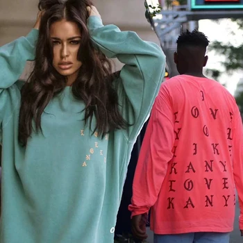 

Kanye West Long Sleeve T Shirt I Feel Like Pablo Red Men Women T-shirt Kanye