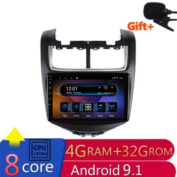 

9" 4G RAM 2.5D IPS 8 Core Android 9.1 Car DVD Multimedia Player GPS for Chevrolet Aveo 2013 2014 2015 audio radio navigation