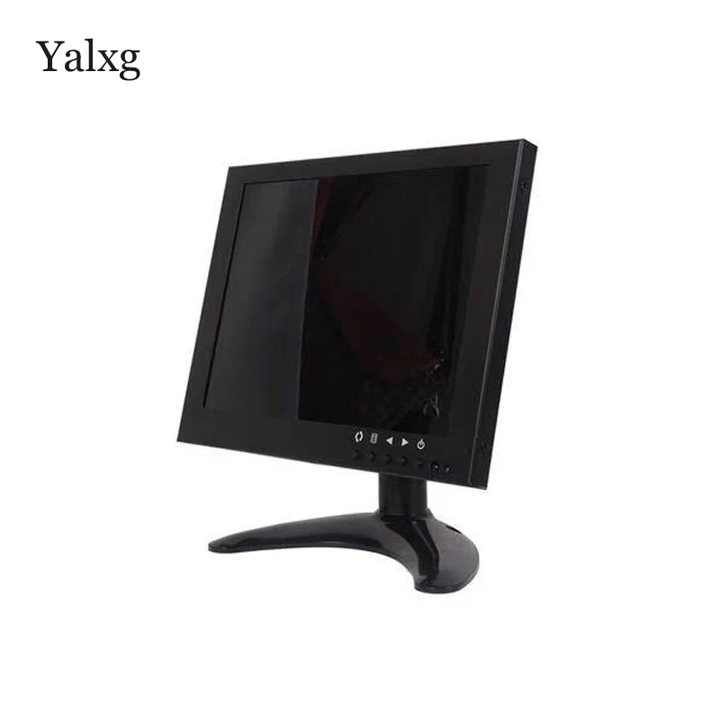 Yalxg 8 дюймов TFT светодиодный 1024*768 монитор тестер с BNC/VGA/AV Вход для