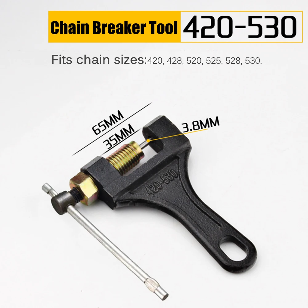 

Motorcycle ATV 420-530 Dechainer Chain Splitter Cutter Breaker Removal Repair Plier Tool Auto Hand-held Disassembly Tools